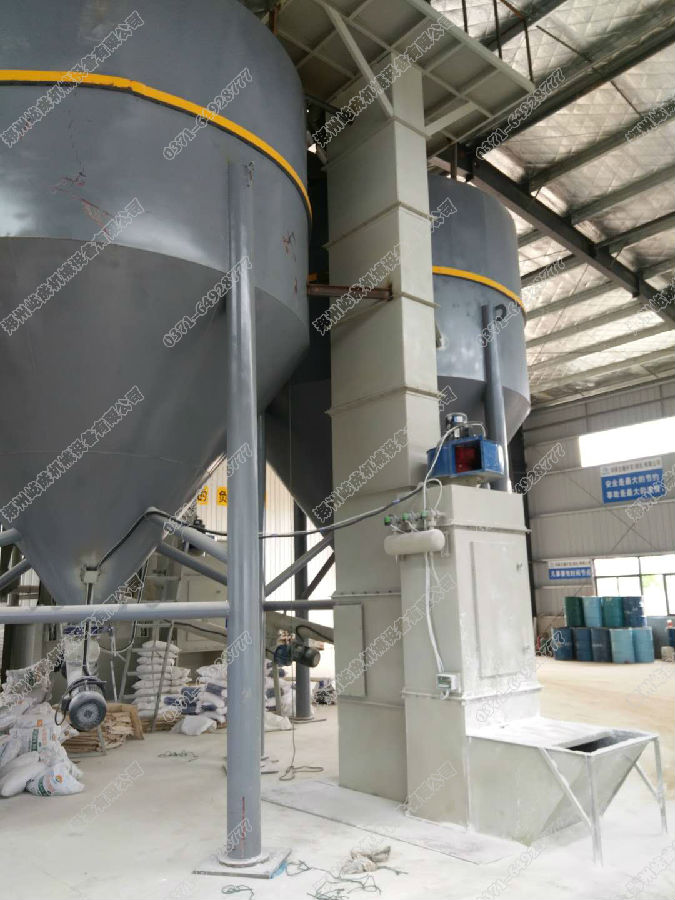 無(wú)塵物料提升機(jī)上料工藝儲(chǔ)存展示