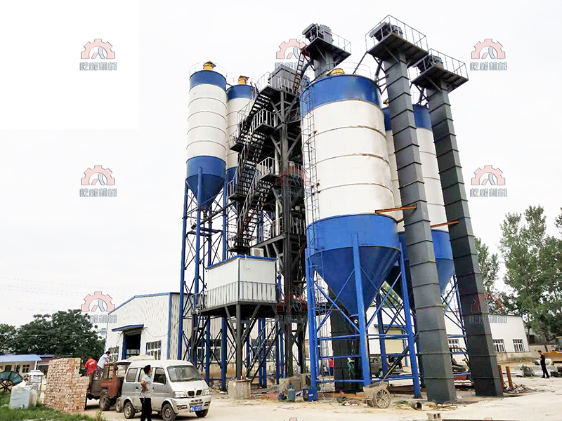 干粉砂漿攪拌站采用五層樓結(jié)構(gòu)