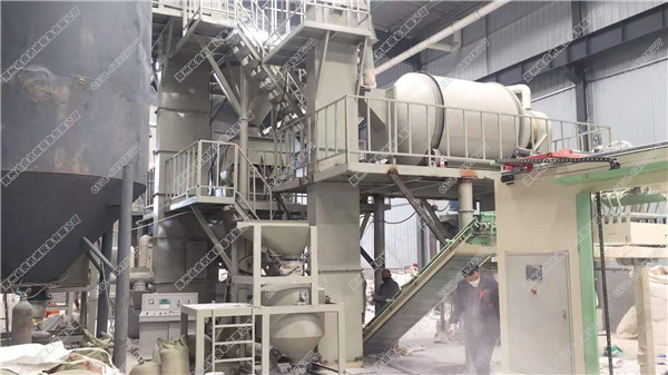 安徽馬鞍山自動碼垛干粉砂漿生產線設備